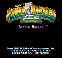 Image n° 4 - screenshots  : Power Rangers Zeo - Battle Racers